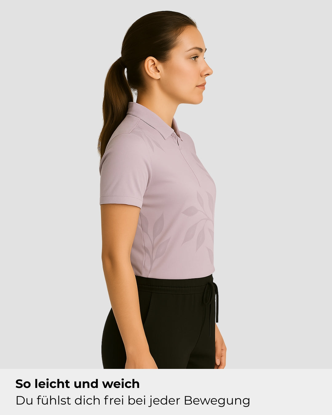 Natural Lavender Polo