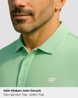 Natural Performance Polo - Hellgrün