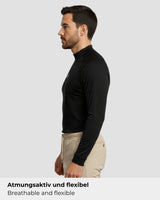 Natural Performance Longsleeve - Schwarz