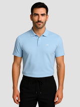 Natural Performance Polo - Hellblau