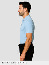 Natural Performance Polo - Hellblau