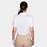 Oversized TENCEL™ Polo - Weiß