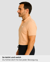 Natural Performance Polo - Peach