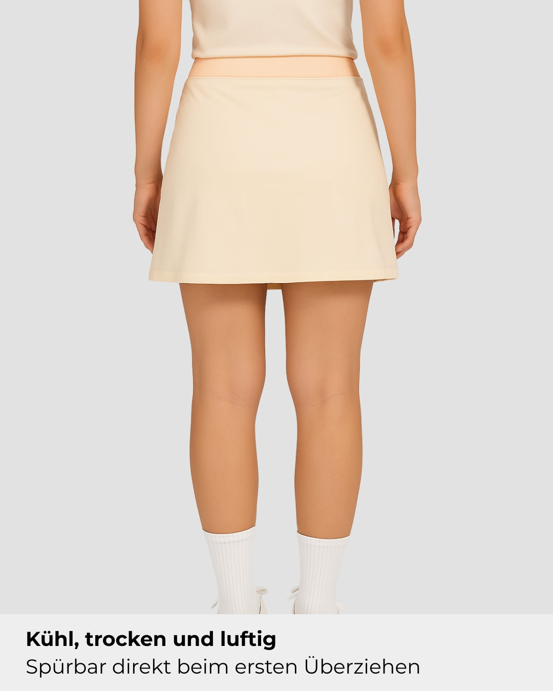 Natural Performance Skort - Sand Beige