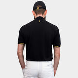 Natural Performance Mock Neck Tee - Zwart