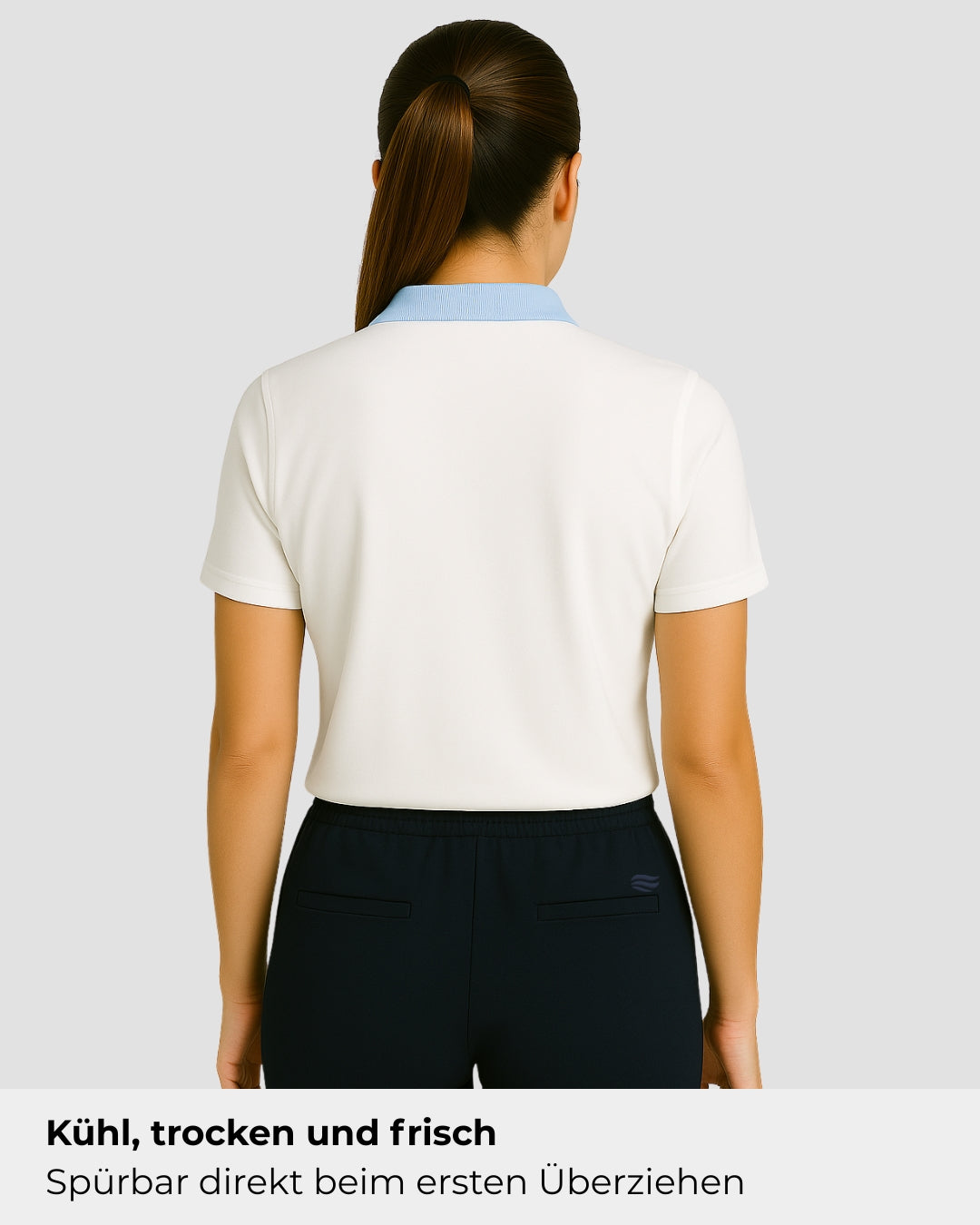 Natural Performance Polo - White