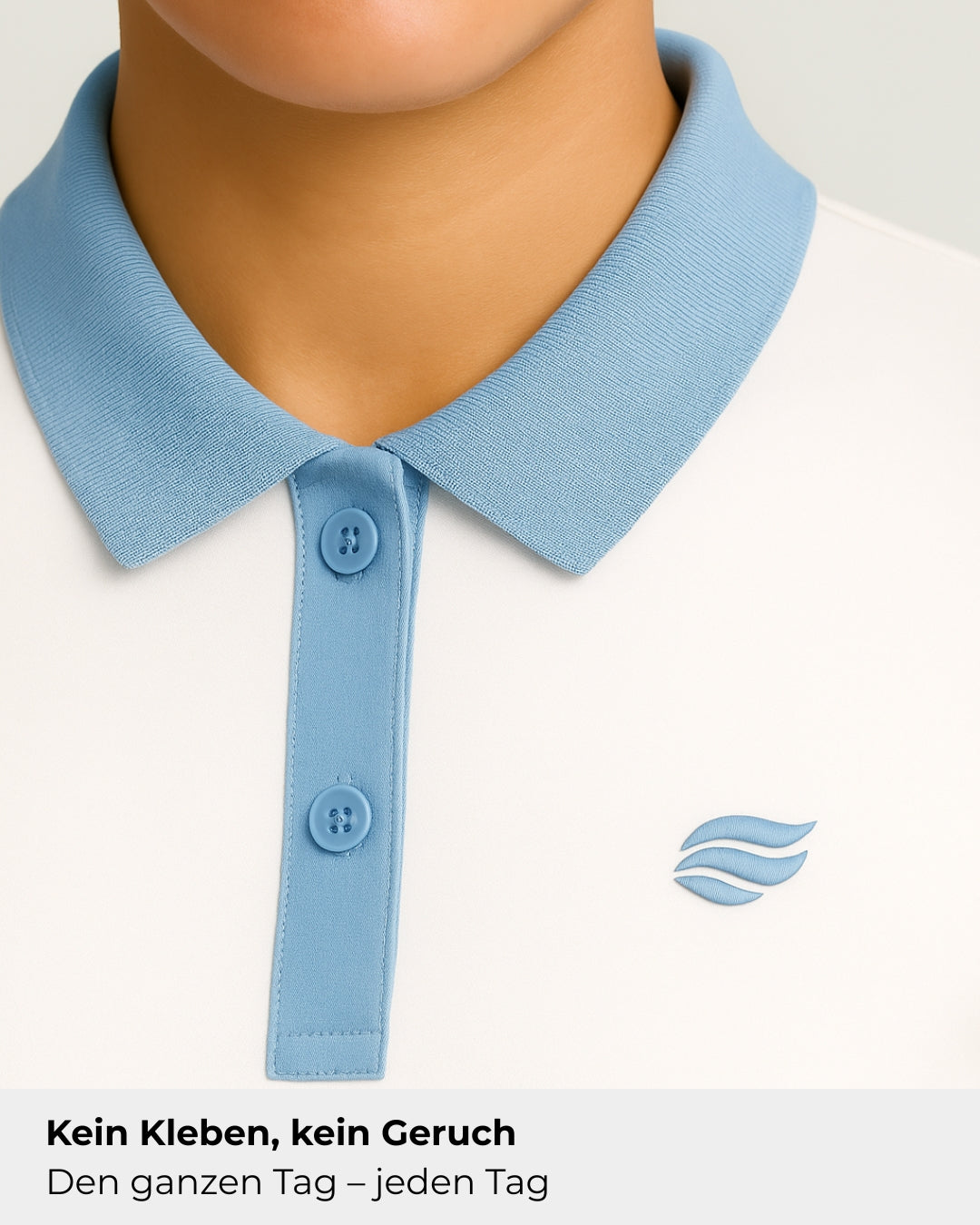 Natural Performance Polo - White