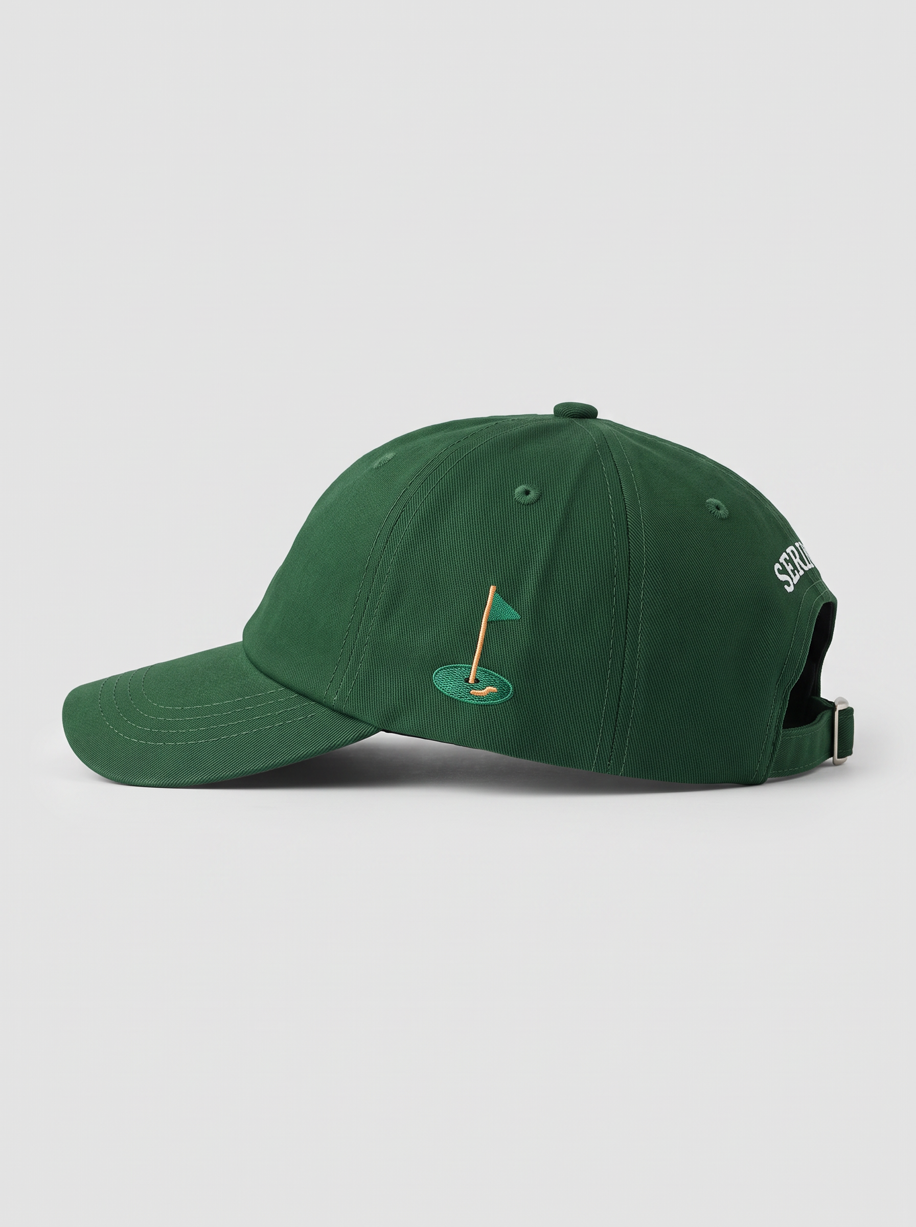 Dad Cap "Green Flag" – Dunkelgrün
