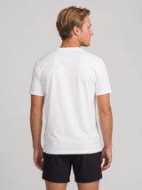 Regular Fit T-Shirt aus Lyocell – Weiß