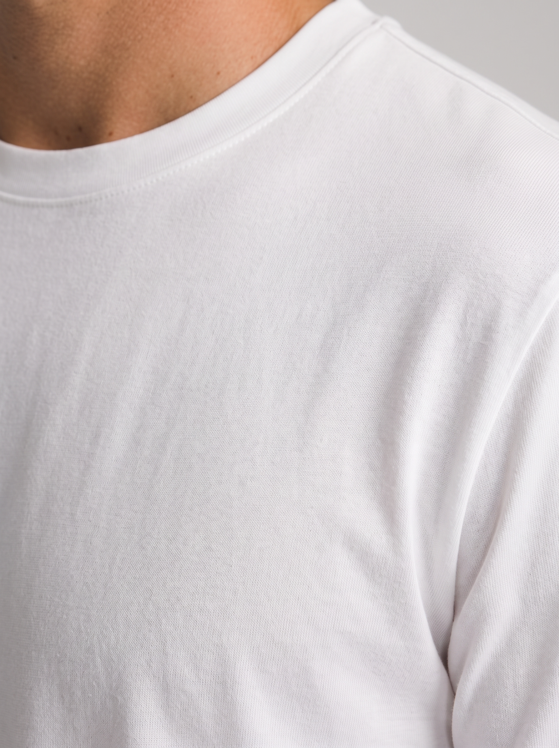 Regular Fit T-Shirt aus Lyocell – Weiß
