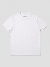 Regular Fit T-Shirt aus Lyocell – Weiß