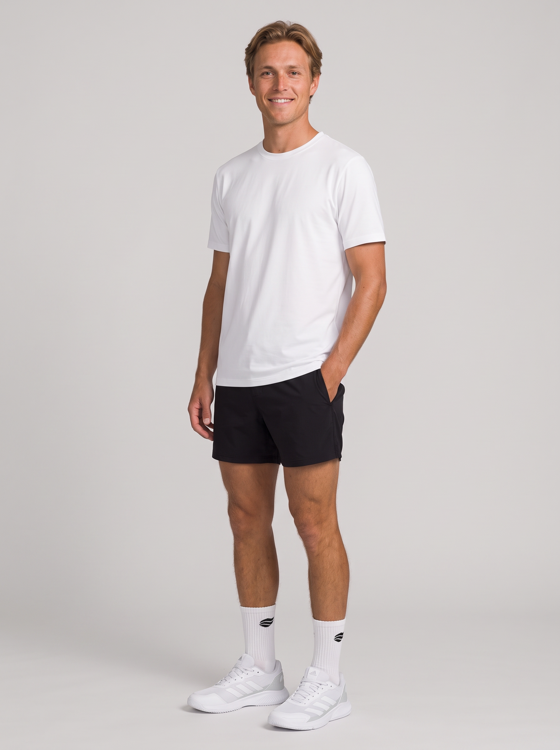 Regular Fit T-Shirt aus Lyocell – Weiß