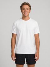 Regular Fit T-Shirt aus Lyocell – Weiß