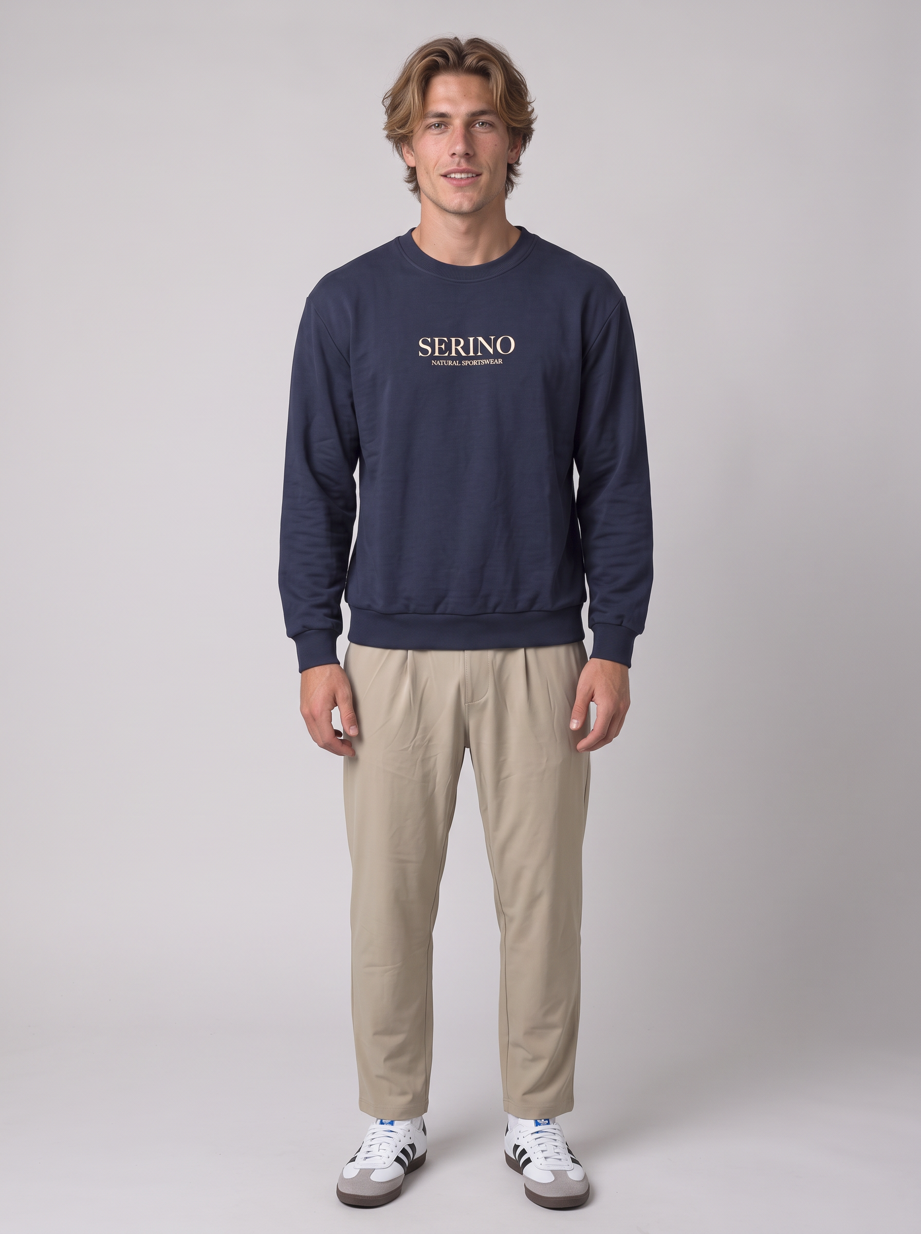 Relaxed Fit Sweatshirt - Navy