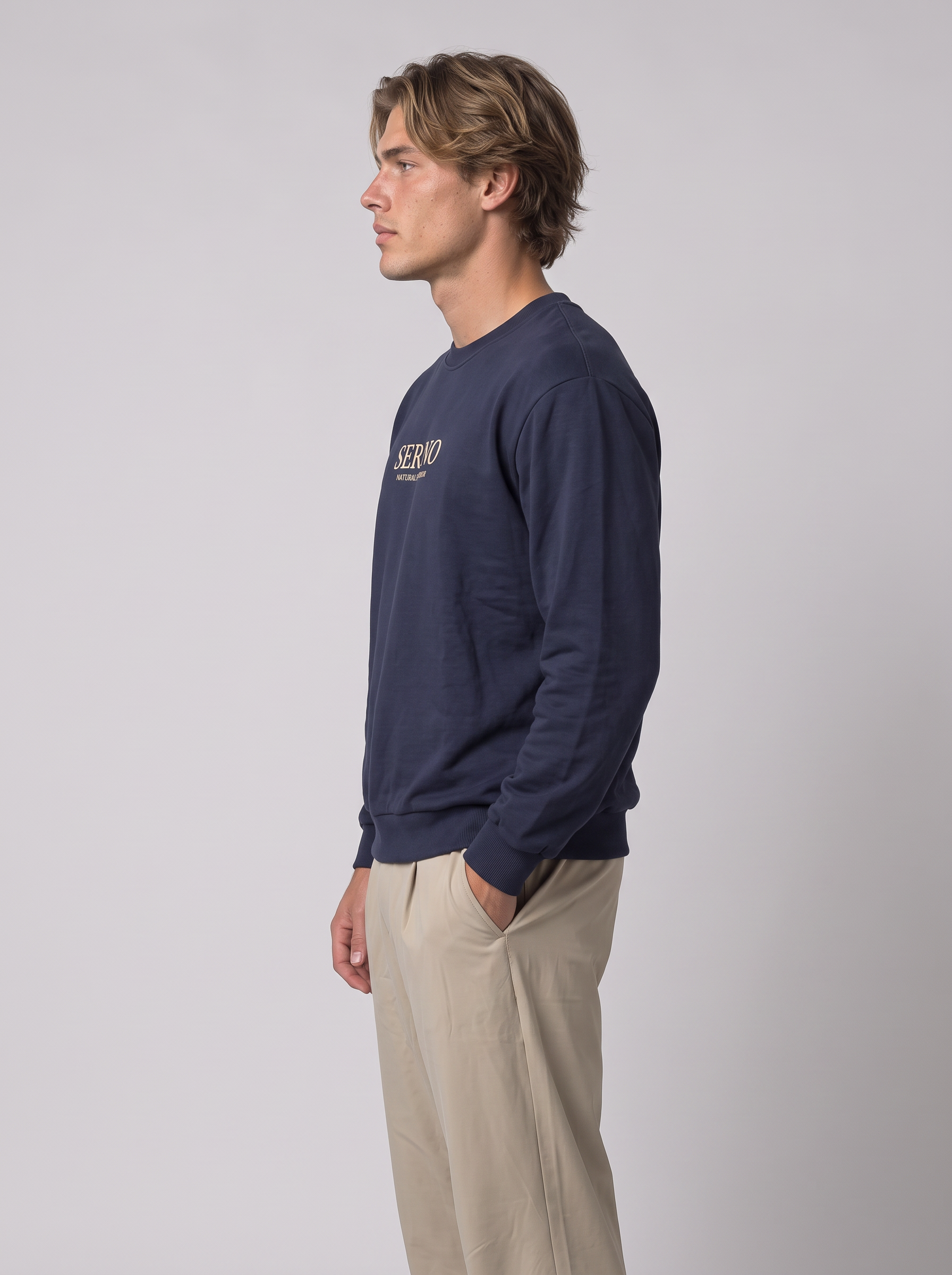 Relaxed Fit Sweatshirt - Navy
