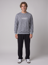 Relaxed Fit Sweatshirt mit Golfplatz-Muster – Grau