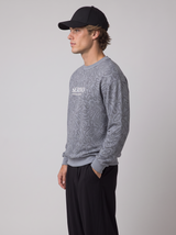Relaxed Fit Sweatshirt mit Golfplatz-Muster – Grau