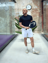 Regular Fit T-Shirt aus Lyocell – Navy