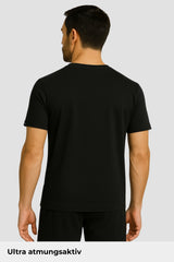 Natural Performance Tee - Schwarz