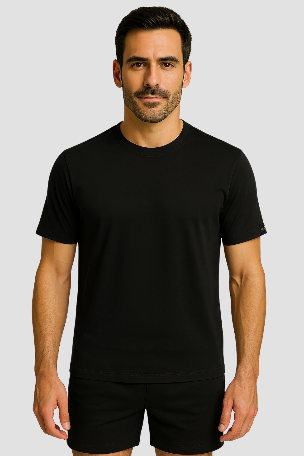 Natural Performance Tee - Schwarz