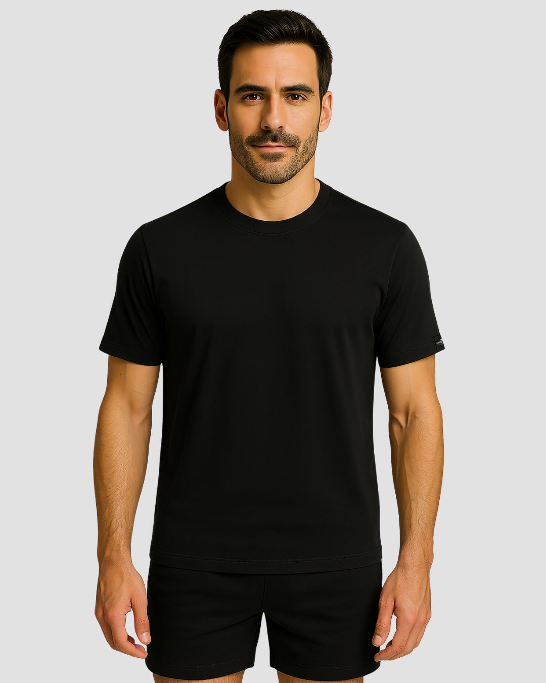 Natural Performance Tee - Schwarz