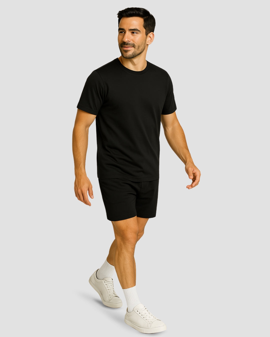 Natural Performance Tee - Schwarz