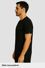 Natural Performance Tee - Schwarz