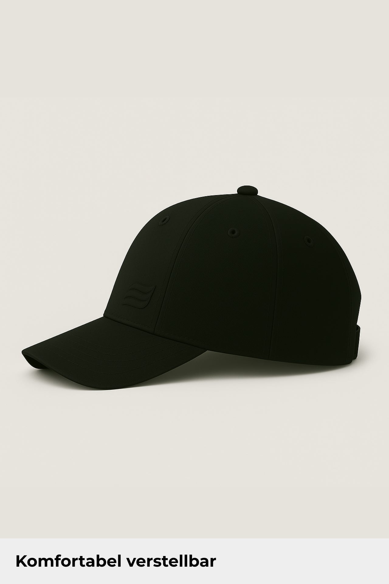 Serino 6-Panel Cap - Schwarz