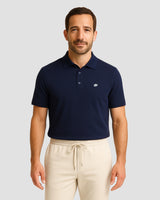 Natural Performance Polo - Navy blue