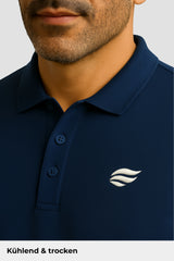 Natural Performance Polo - Navyblau