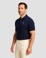Natural Performance Polo - Navy blue