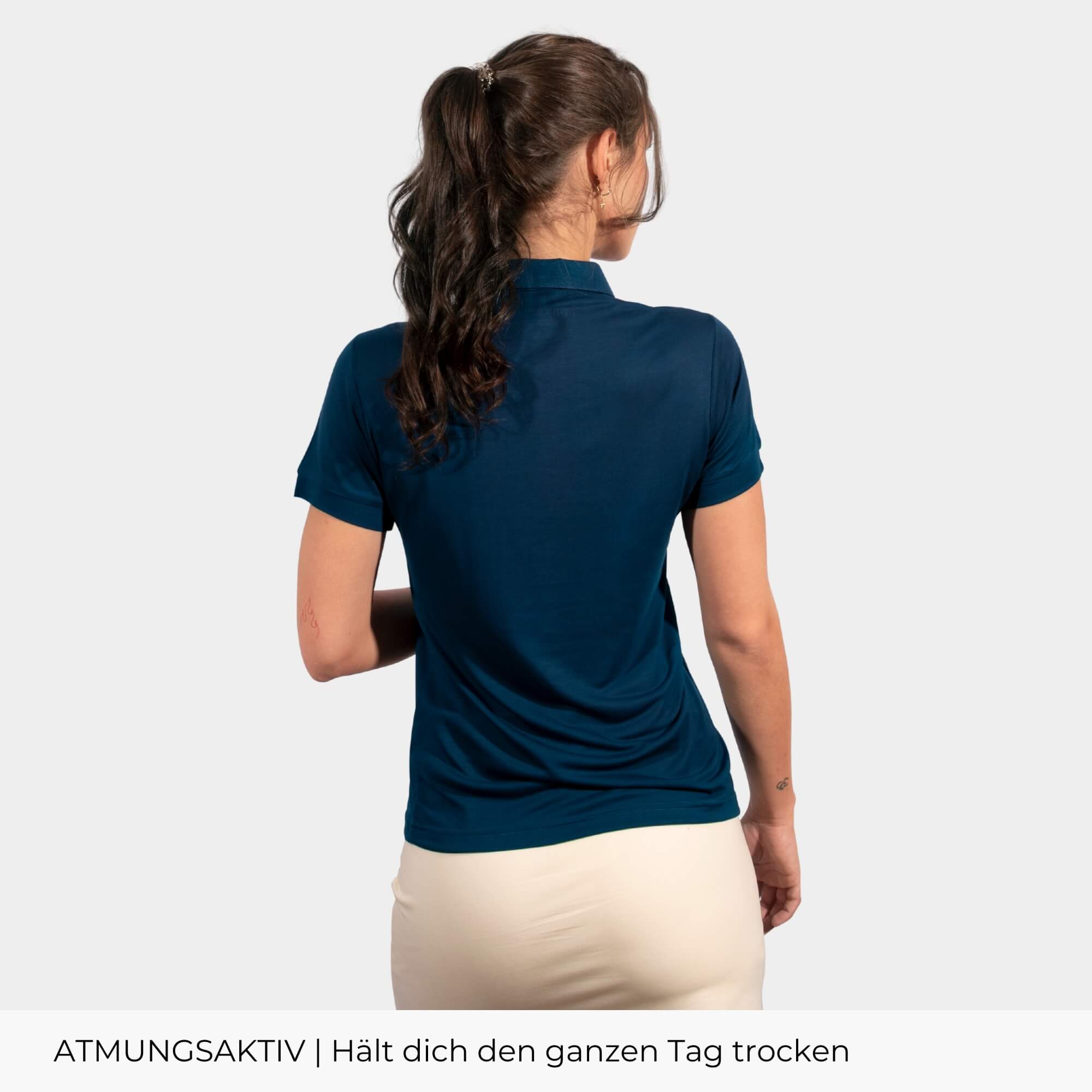 TENCEL™ Polo - Navyblau