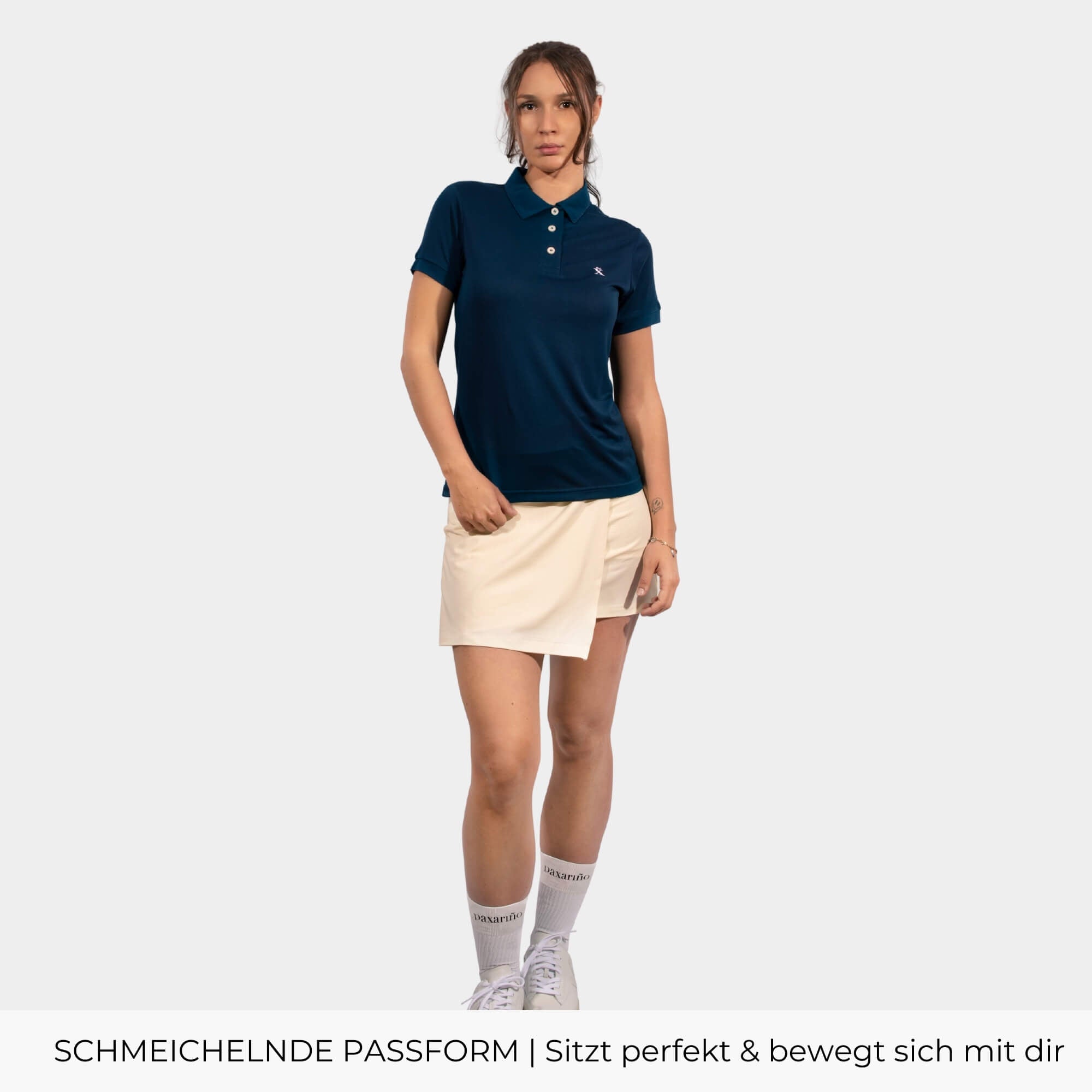 TENCEL™ Polo - Navyblau