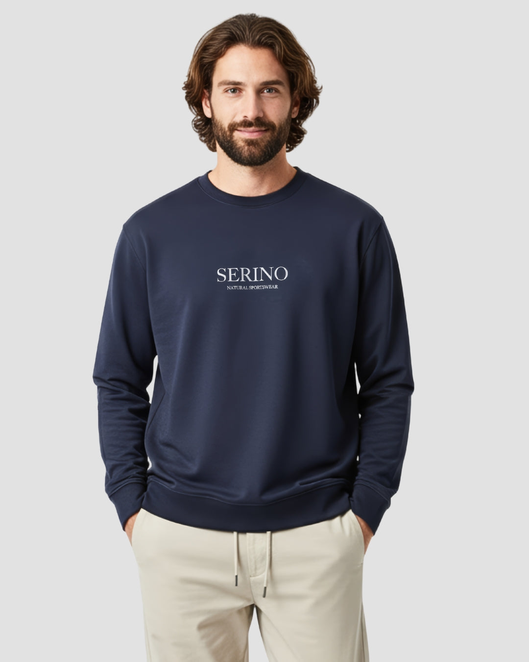 Natural Crewneck - Black