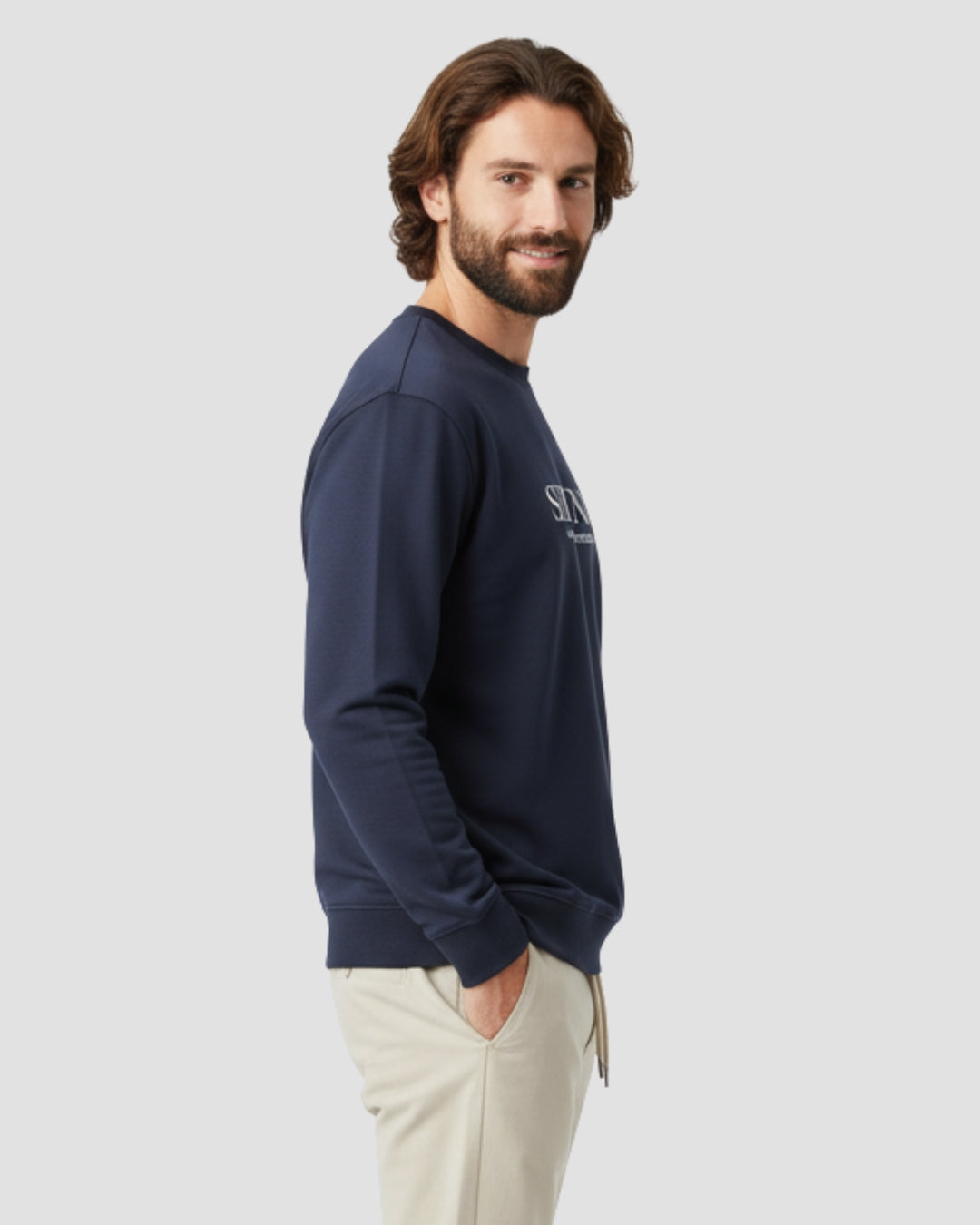 Natural Crewneck - Black