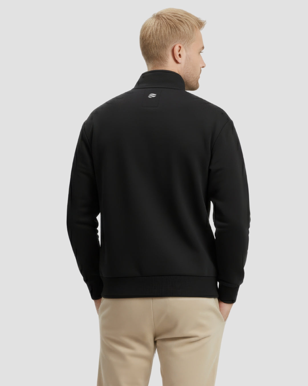 Heavy Natural Performance Quarter Zip - Navy Blue