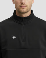Heavy Natural Performance Quarter Zip - Navy Blue