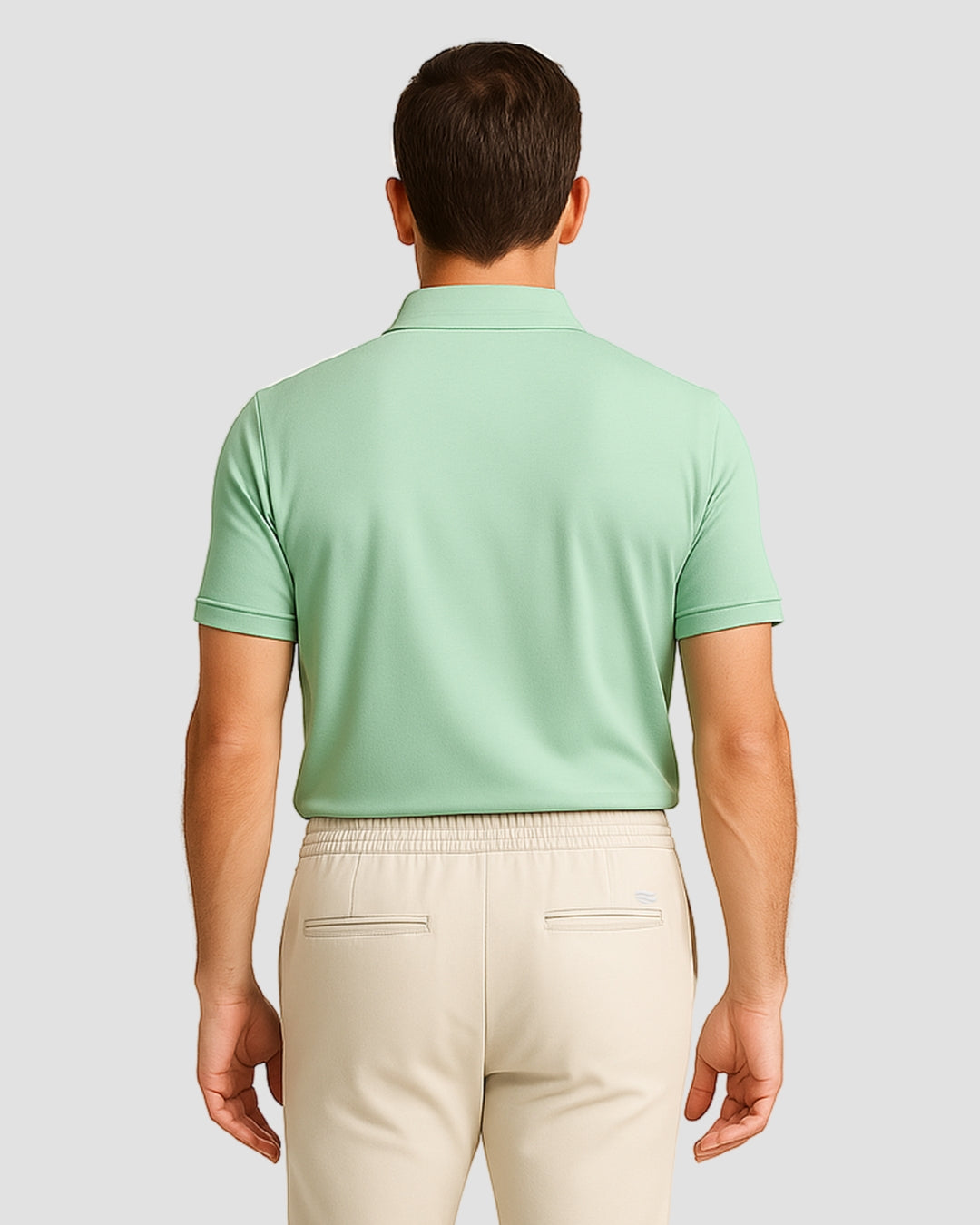 Natural Performance Polo - Light Green