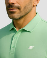 Natural Performance Polo - Light Green