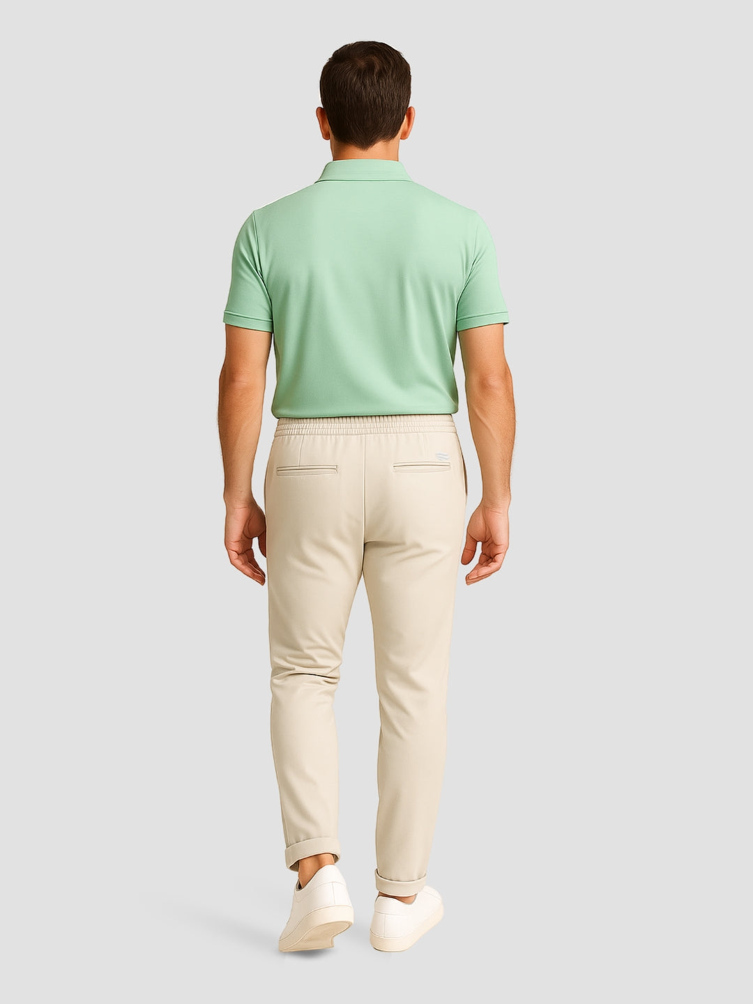 Natural Performance Polo - Light Green