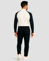 Light Natural Performance Quarter Zip - Weiß