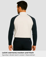 Light Natural Performance Quarter Zip - Weiß