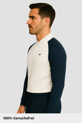 Light Natural Performance Quarter Zip - Weiß