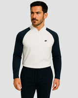 Light Natural Performance Quarter Zip - Weiß
