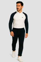 Light Natural Performance Quarter Zip - Weiß