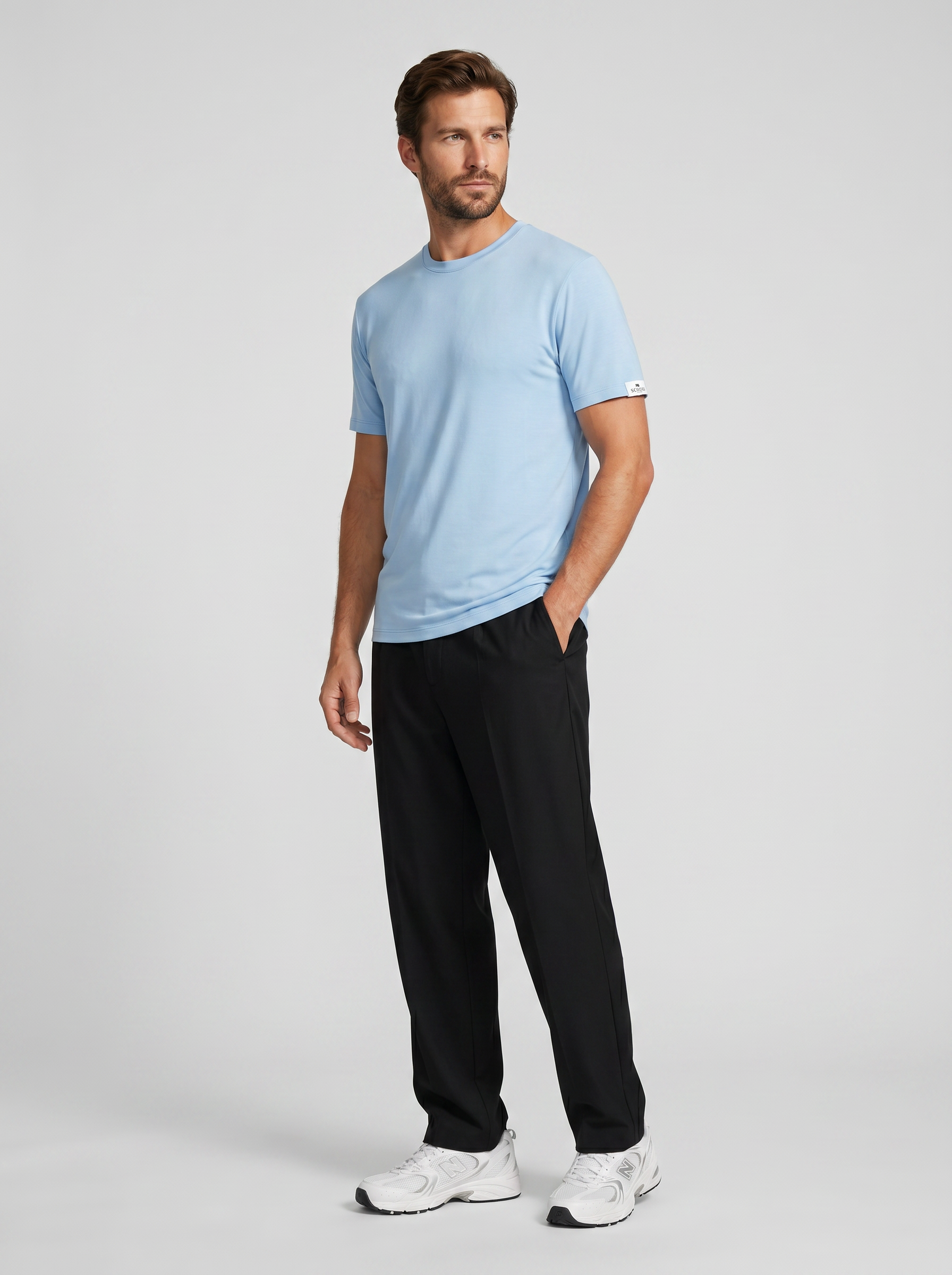 Natural Performance T-Shirt - Hellblau