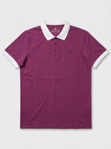 Natural Performance Polo - Burgundy