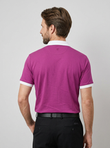 Natural Performance Polo - Burgundy