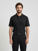 Natural Performance Polo - Schwarz