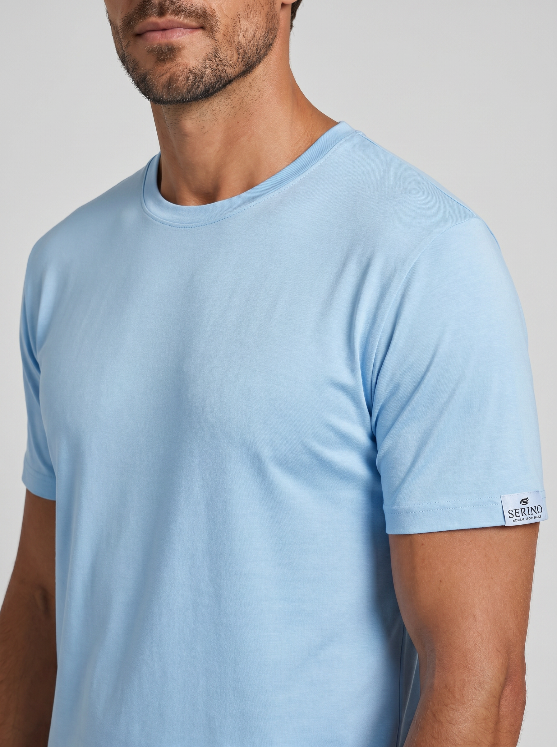 Natural Performance T-Shirt - Hellblau